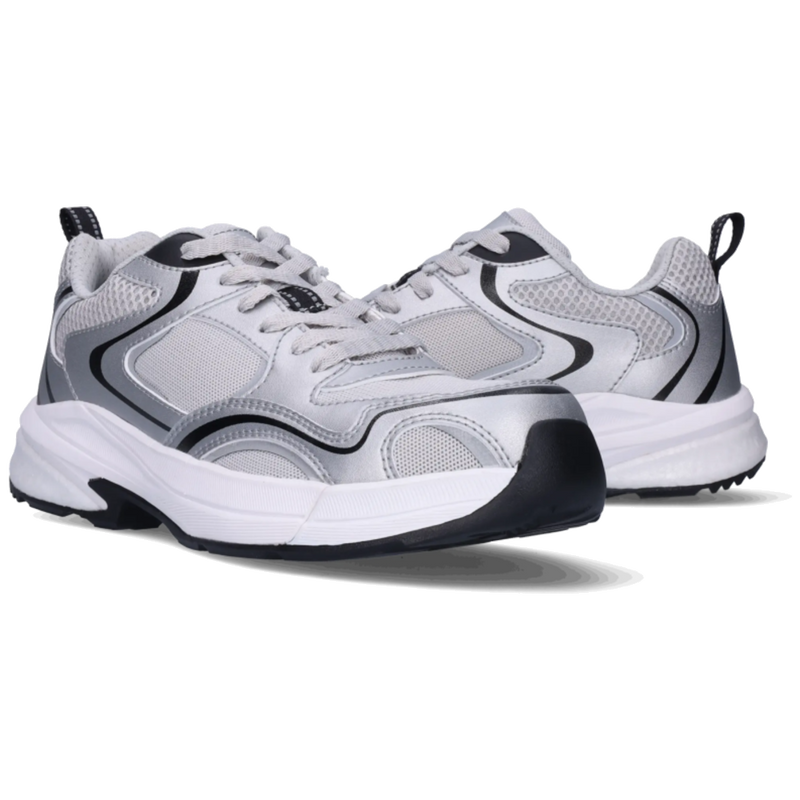Footfellas Noa F241001 S1PS Silver Women's Safety Shoes