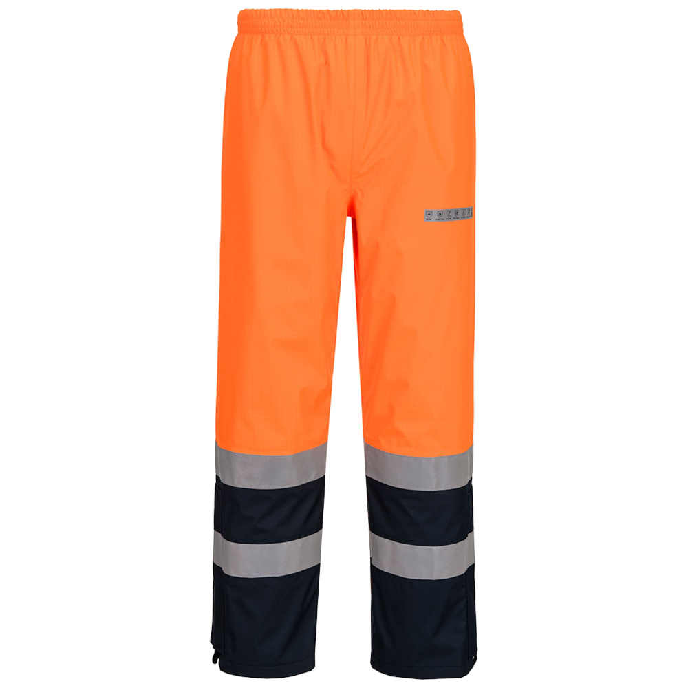 Portwest Bizflame Rain+ Hi-Vis Light Arc Work Trousers FR410