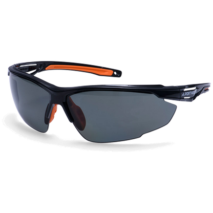Portwest Anthrazit KN Kratzfeste Schutzbrille PS37