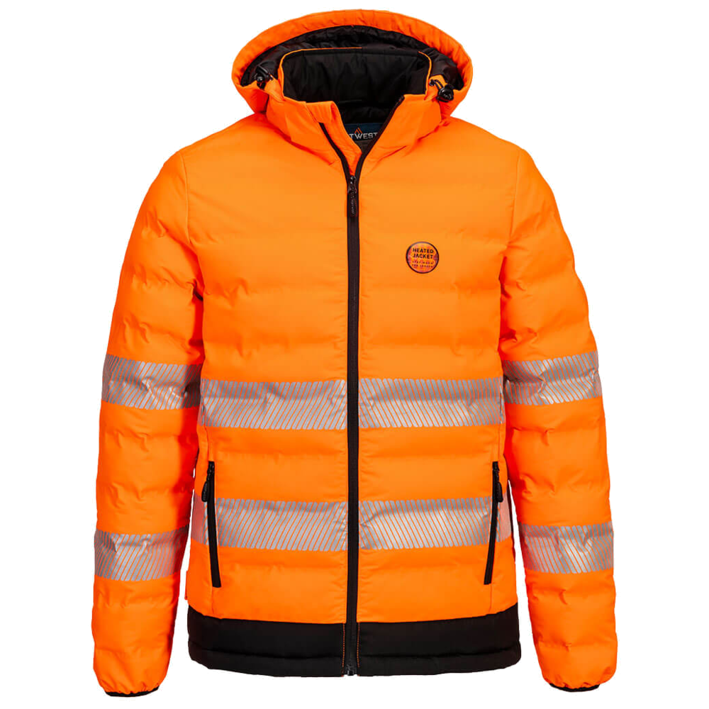 Portwest Hi-Vis Heated Tunnel Jacket S548
