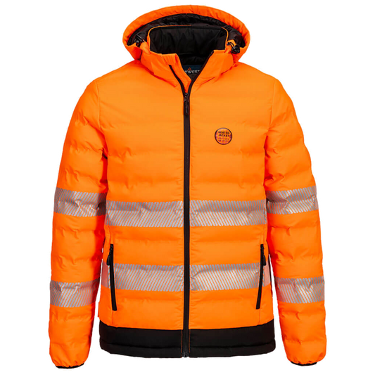 Portwest Hi-Vis Heated Tunnel Jacket S548