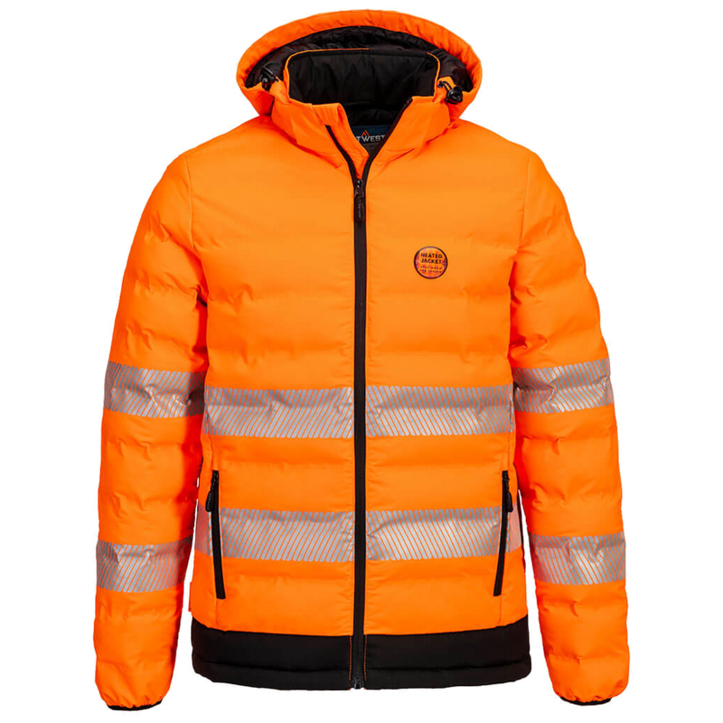 Portwest Hi-Vis Heated Tunnel Jacket S548