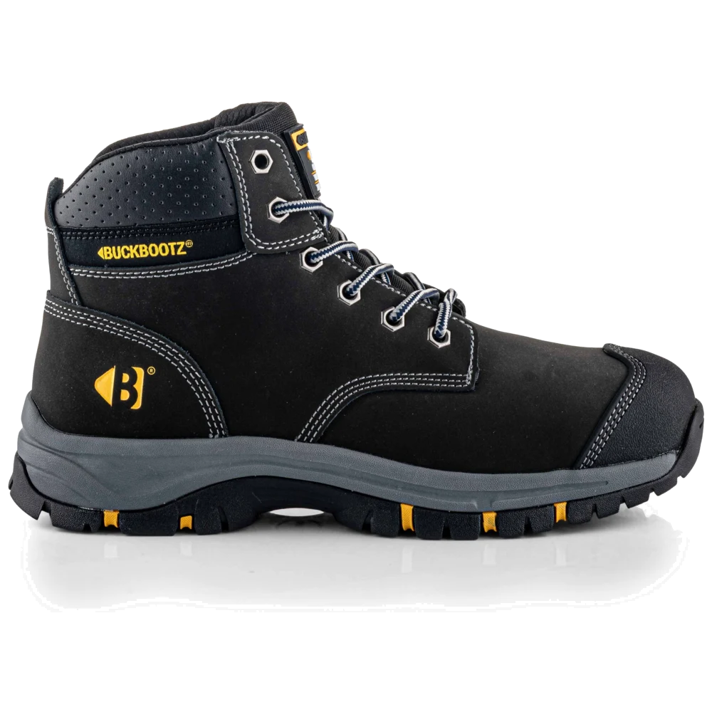 Buckbootz Wizardz WIZL1BLK S3S Hoge werkschoen