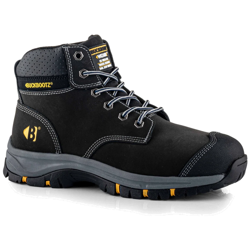 Buckbootz Wizardz WIZL1BLK S3S Hoge werkschoen