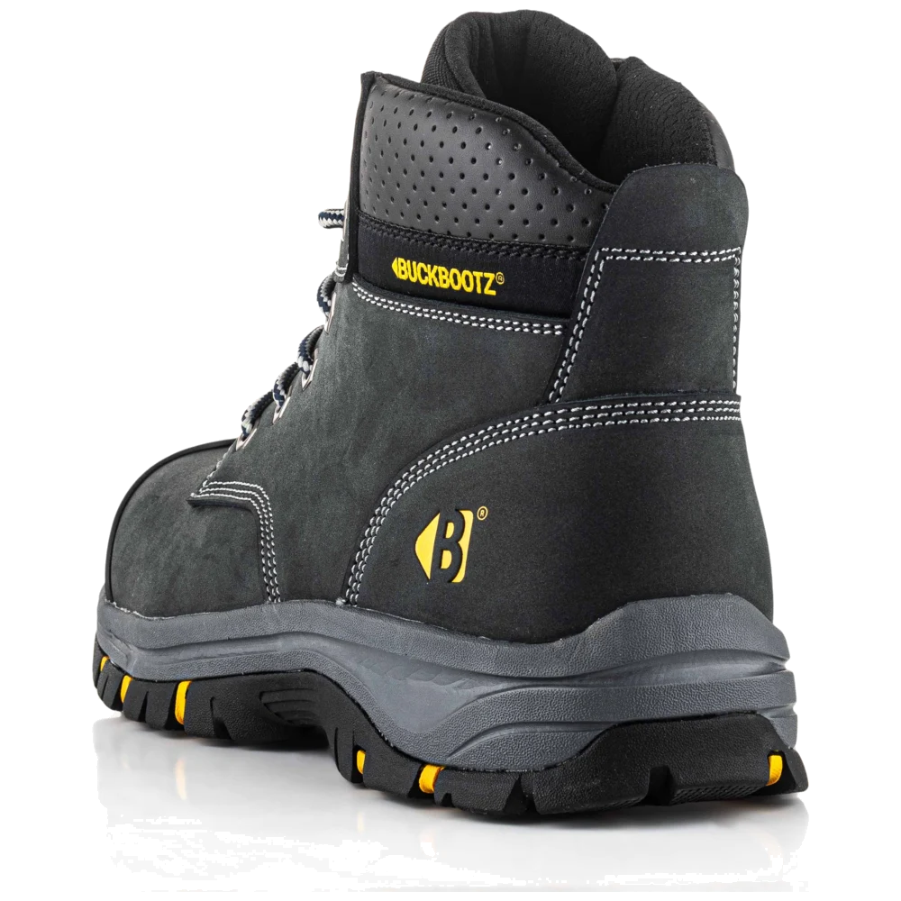 Buckbootz Wizardz WIZL1BLK S3S Hoge werkschoen