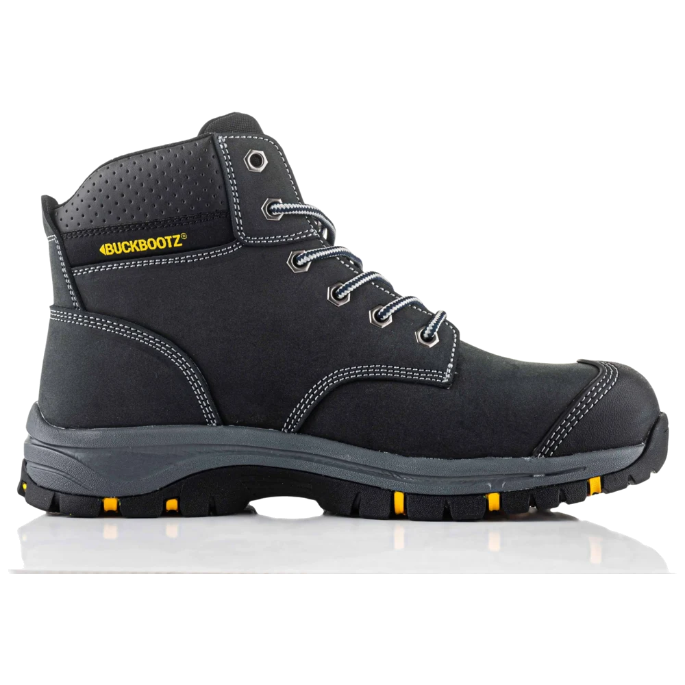 Buckbootz Wizardz WIZL1BLK S3S Hoge werkschoen