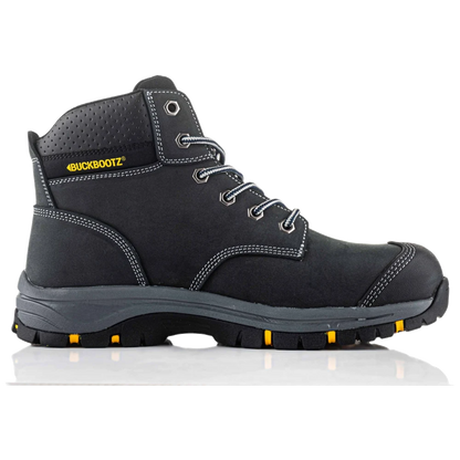 Buckbootz Wizardz WIZL1BLK S3S Hoge werkschoen