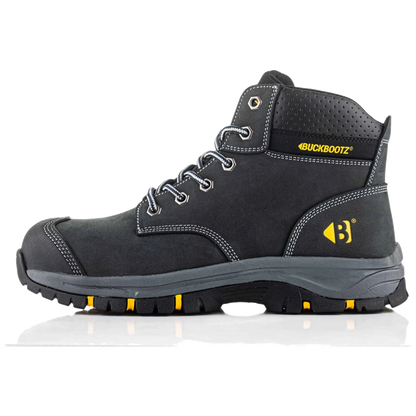 Buckbootz Wizardz WIZL1BLK S3S Hoge werkschoen