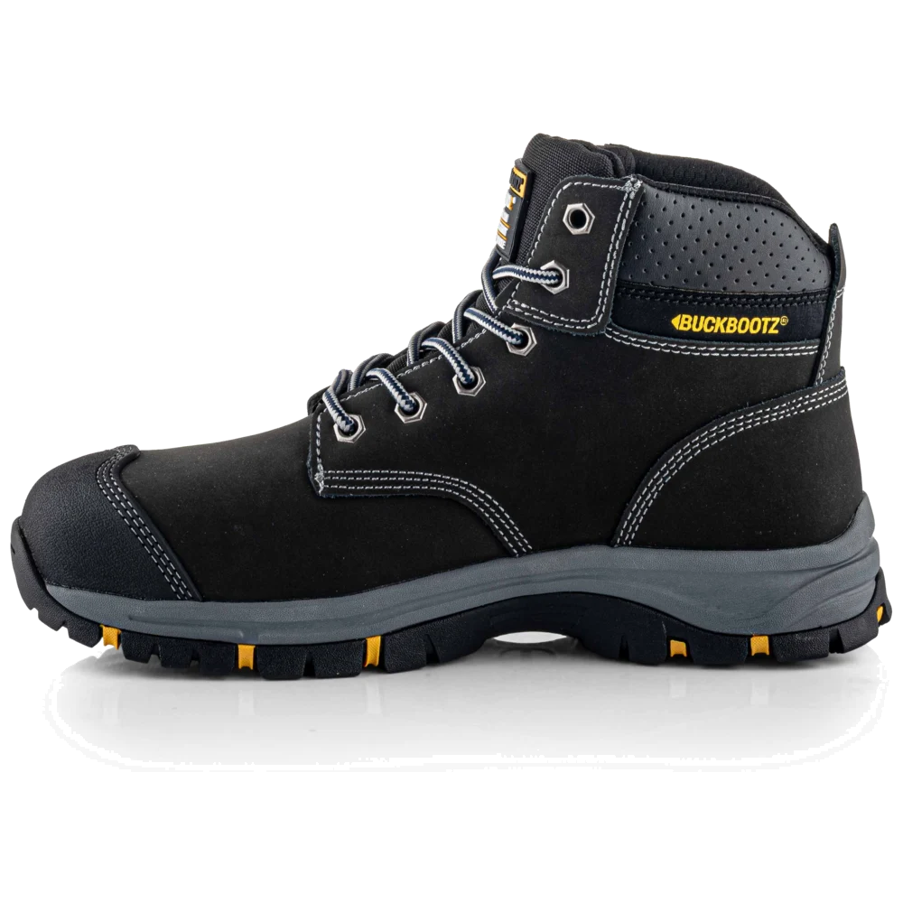 Buckbootz Wizardz WIZL1BLK S3S Hoge werkschoen
