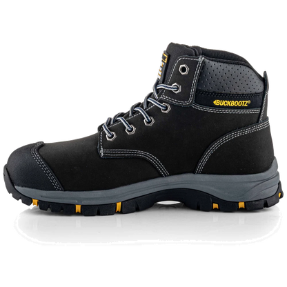Buckbootz Wizardz WIZL1BLK S3S Hoge werkschoen