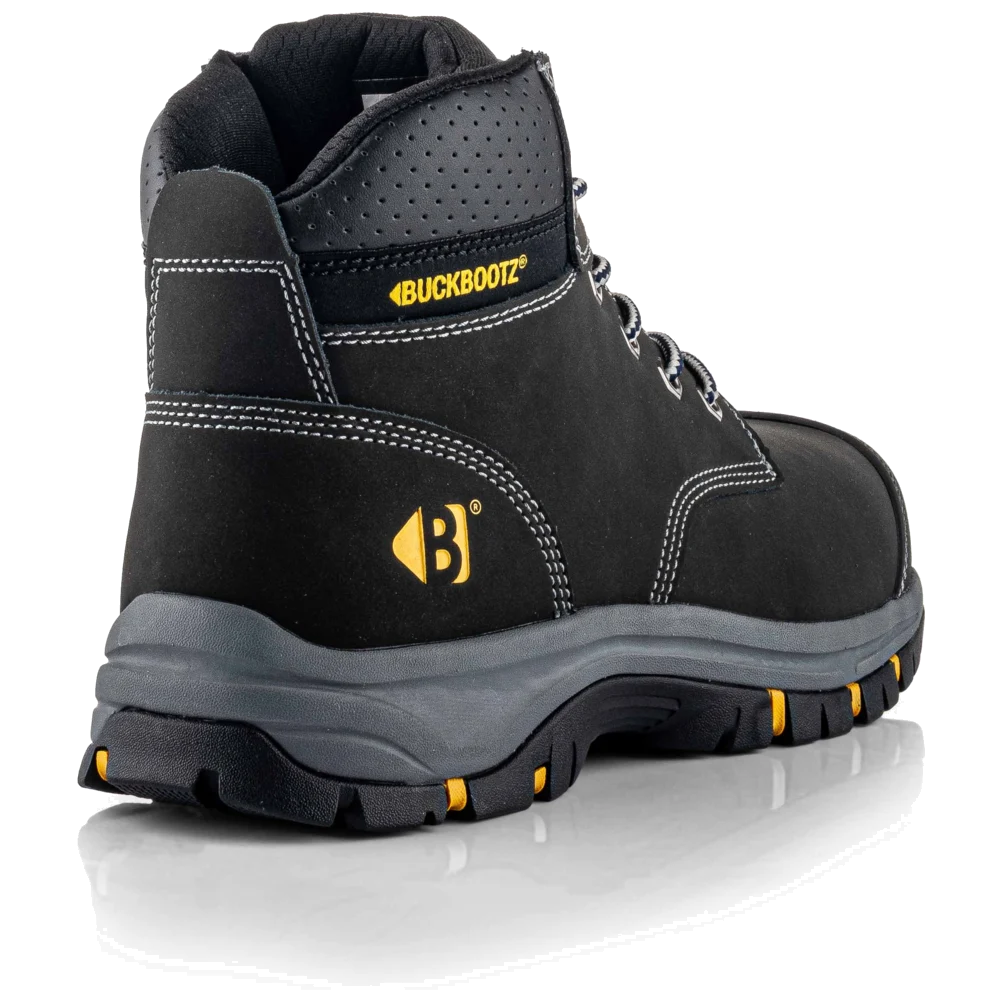 Buckbootz Wizardz WIZL1BLK S3S Hoge werkschoen