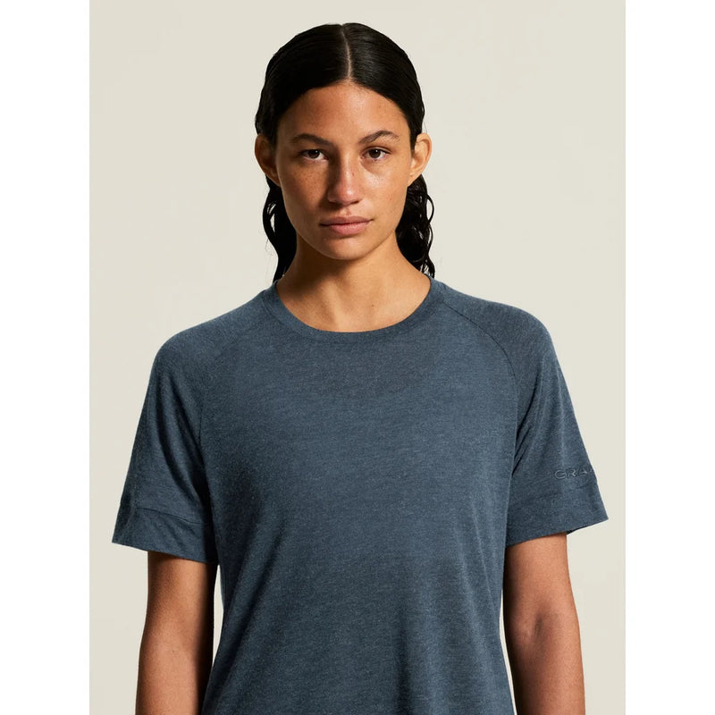 Craft Woll-T-Shirt mit kurzen Ärmeln für Frauen 1913722