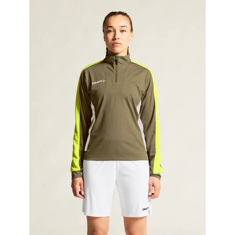 Craft Evolve 2.0 contrast half zip Dames C17384