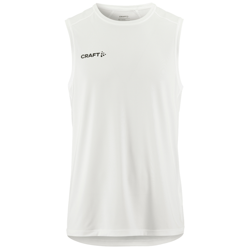 Craft Ability zip sl mouwloze tee Heren C17534