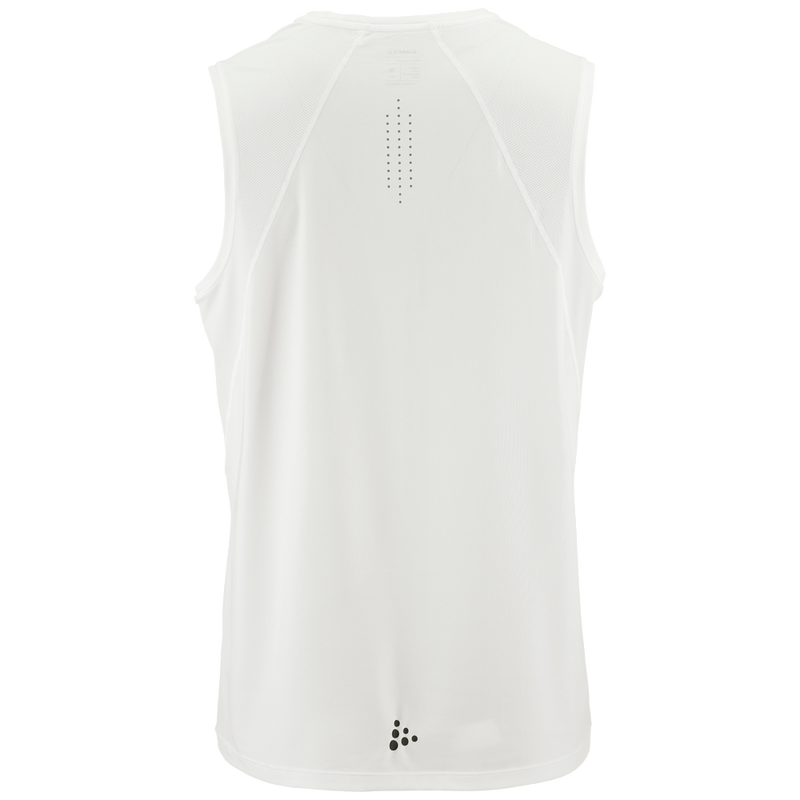 Craft Ability zip sl mouwloze tee Heren C17534