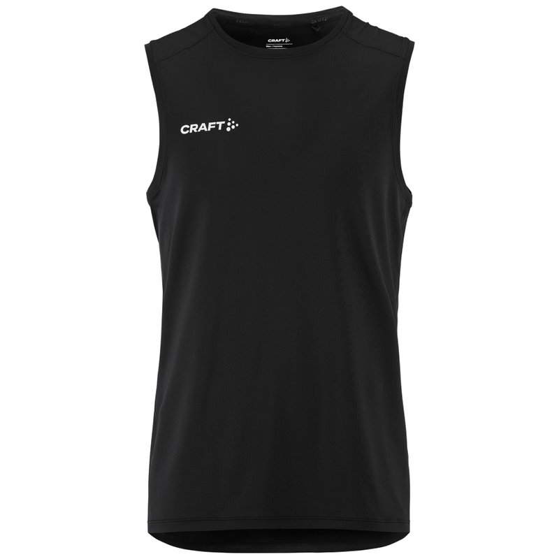 Craft Ability zip sl mouwloze tee Heren C17534