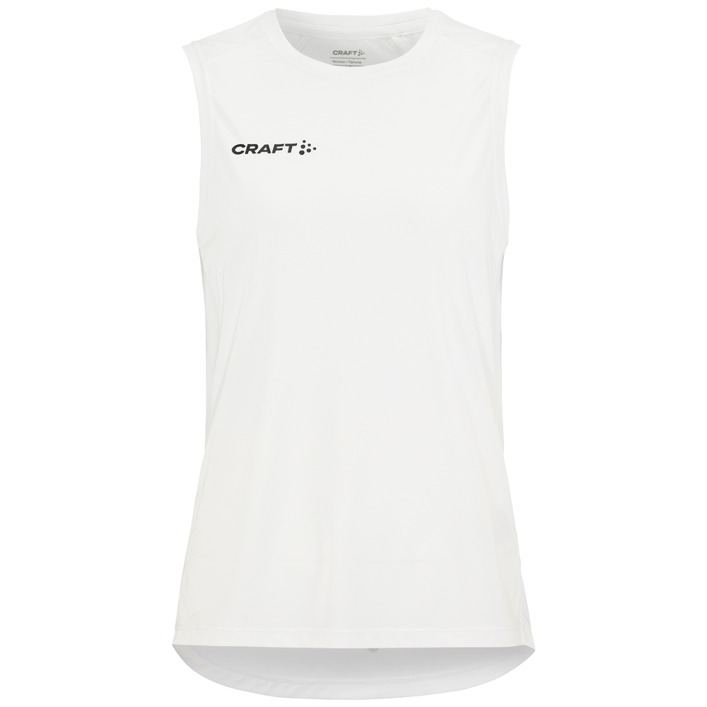 Craft Ability zip sl mouwloze tee Dames C17535
