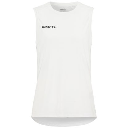 Craft Ability zip sl mouwloze tee Dames C17535