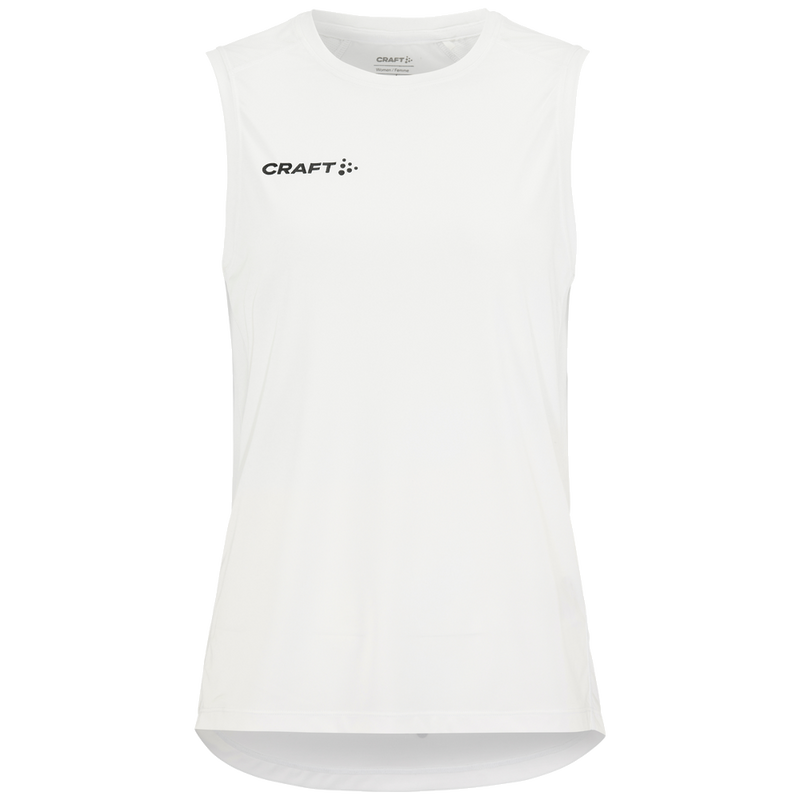 Craft Ability zip sl mouwloze tee Dames C17535