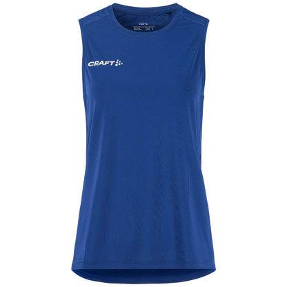 Craft Ability zip sl mouwloze tee Dames C17535