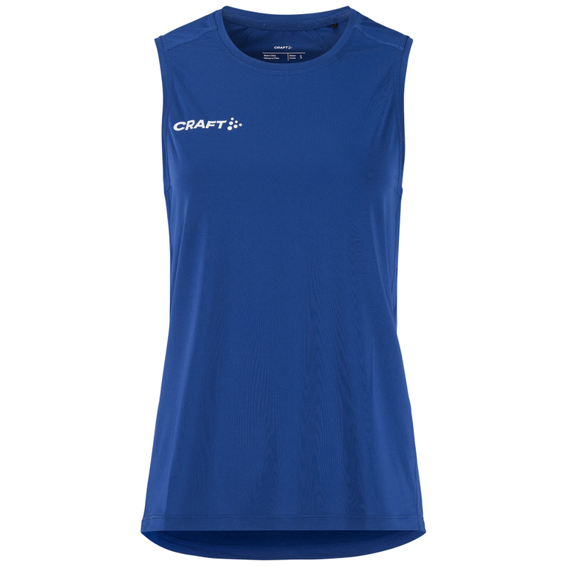 Craft Ability zip sl mouwloze tee Dames C17535