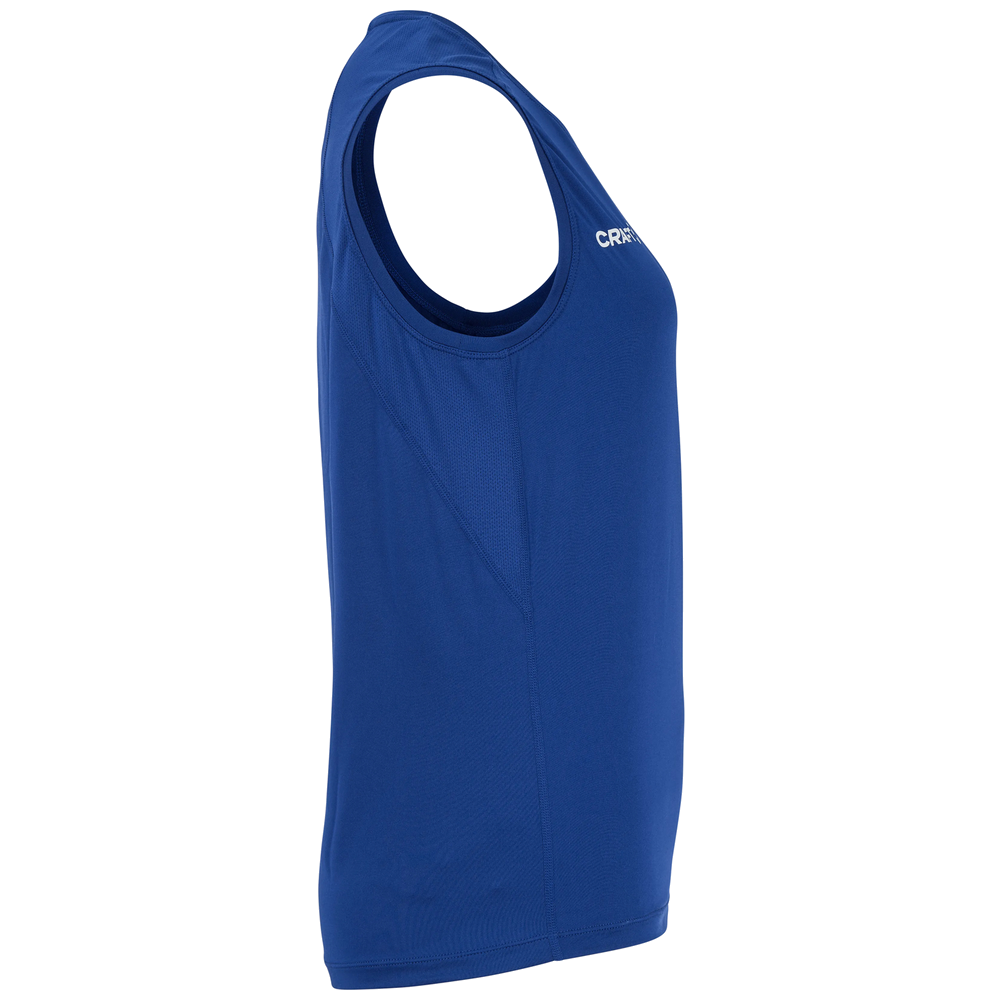 Craft Ability zip sl mouwloze tee Dames C17535