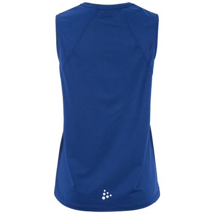 Craft Ability zip sl mouwloze tee Dames C17535