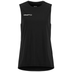 Craft Ability zip sl mouwloze tee Dames C17535
