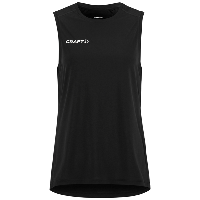 Craft Ability zip sl mouwloze tee Dames C17535