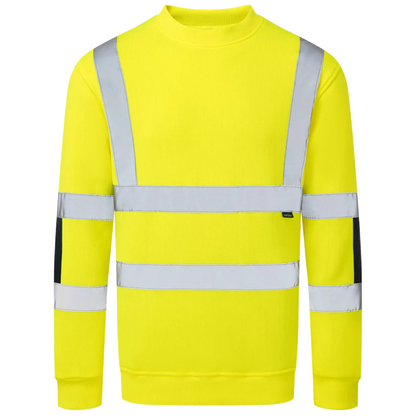 Portwest Hi-Vis Knit Sweatshirt Cl. 3 B313