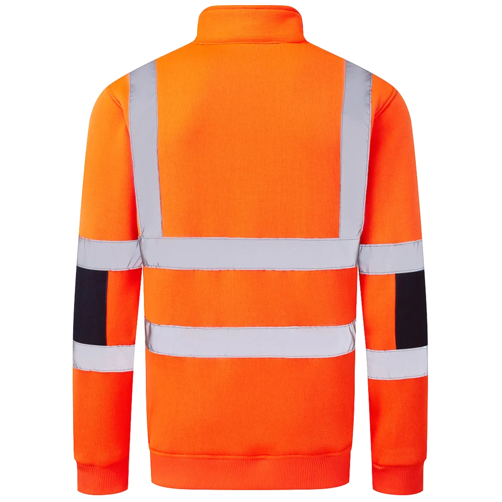 Portwest Hi-Vis Knit Halfzip Sweatshirt Cl. 3 B314