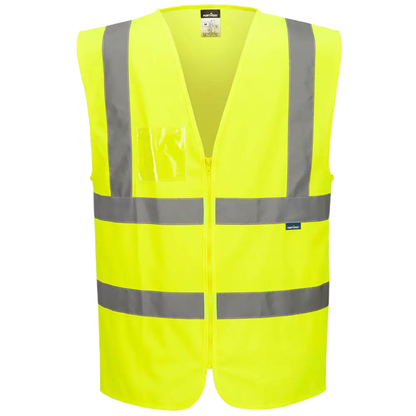 Portwest Hi-Vis Vest with Zipper and ID Pocket KL.2 C371