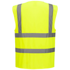Portwest Hi-Vis-Weste mit Reißverschluss und ID-Tasche KL.2 C371