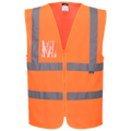 Portwest Hi-Vis-Weste mit Reißverschluss und ID-Tasche KL.2 C371