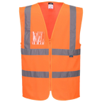Portwest Hi-Vis-Weste mit Reißverschluss und ID-Tasche KL.2 C371