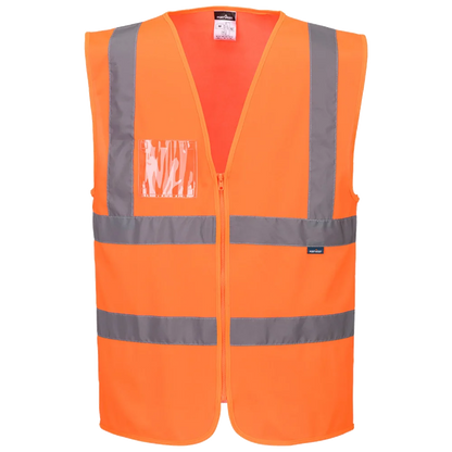 Portwest Hi-Vis Vest with Zipper and ID Pocket KL.2 C371