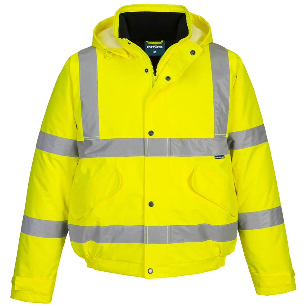 Portwest ES1 Essential Hi-Vis Winter Bomber Jacket KL.3 ES463