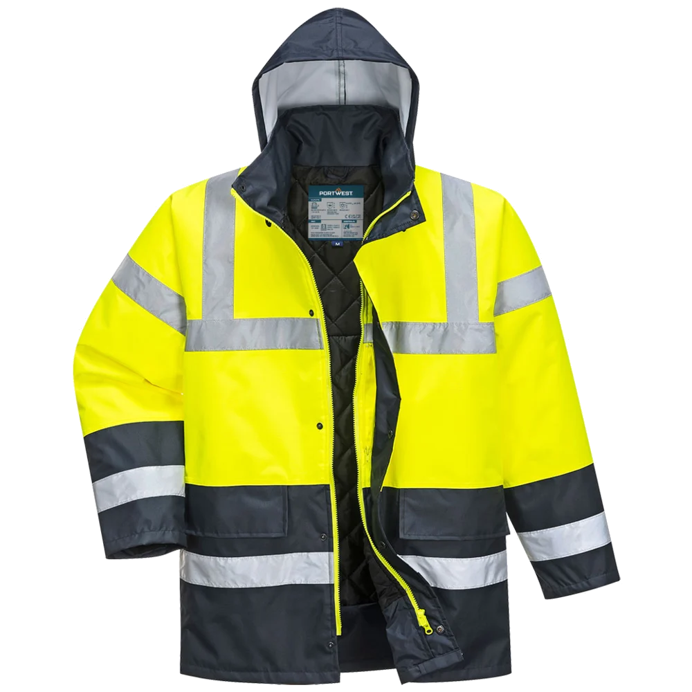 Portwest ES1 Essential Hi-Vis Contrast Winter Traffic Jacket Kl.3 ES466