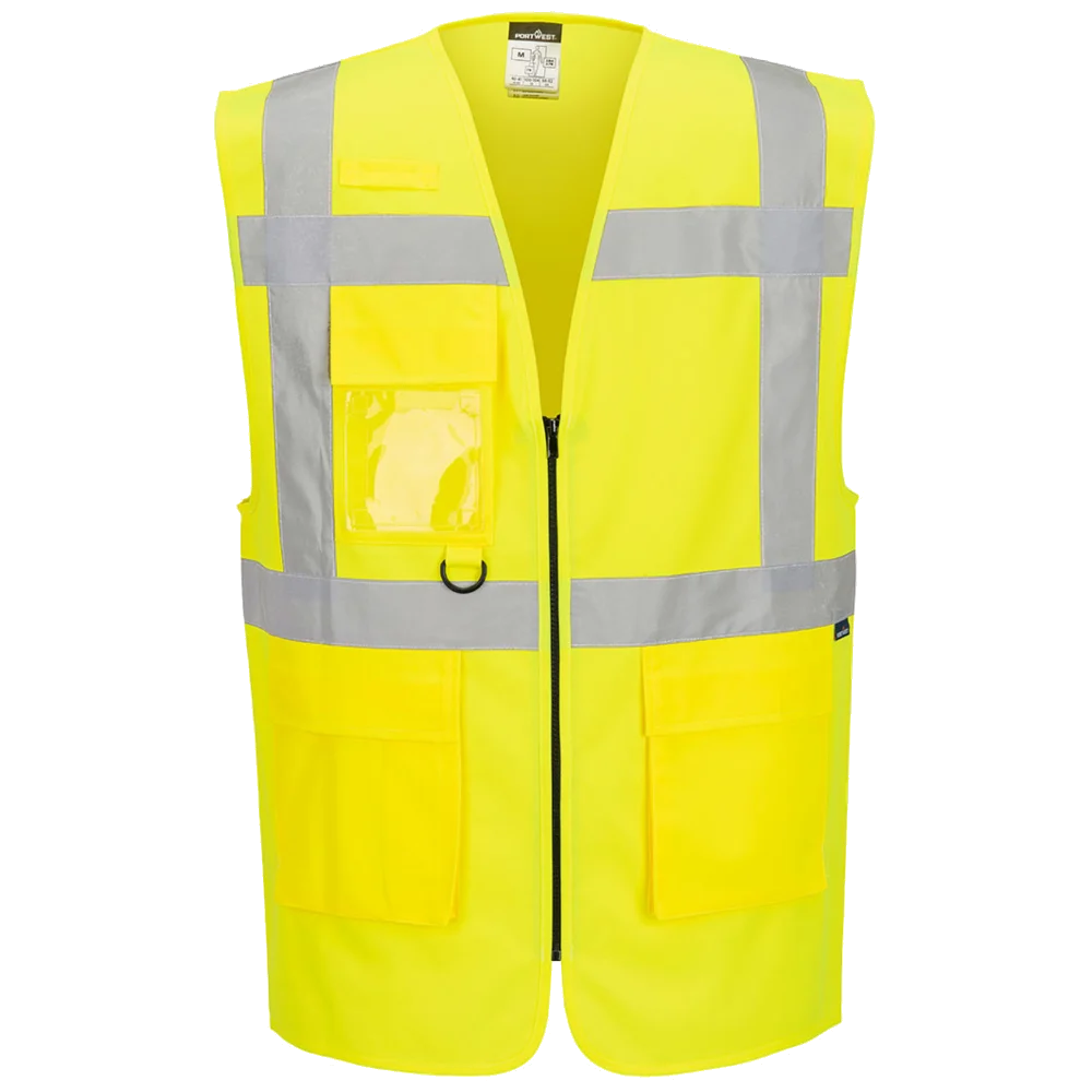 Portwest ES1 Essential Hi-Vis Executive Hesje met rits ES476