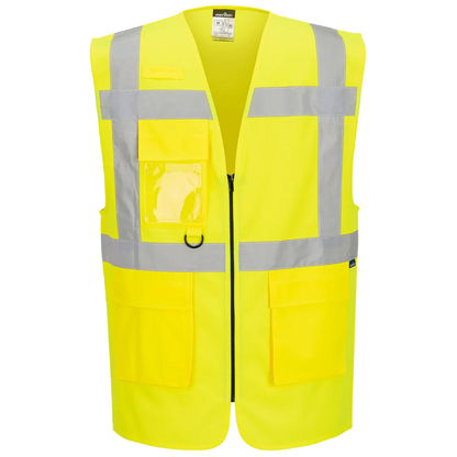 Portwest ES1 Essential Hi-Vis Executive Vest with zipper ES476