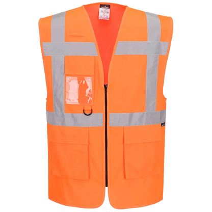 Portwest ES1 Essential Hi-Vis Executive Vest with zipper ES476