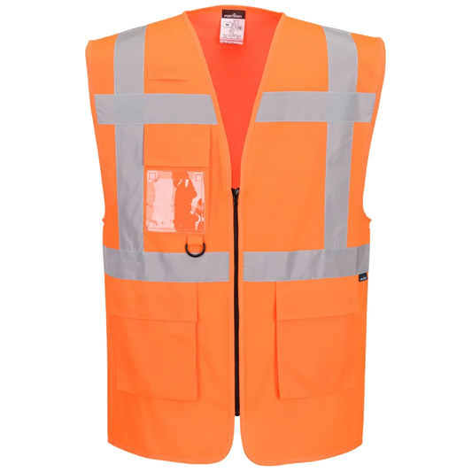 Portwest ES1 Essential Hi-Vis Executive Hesje met rits ES476