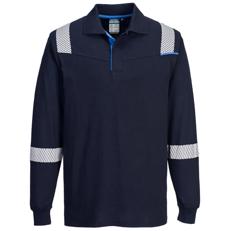 Portwest WX3 schwer entflammbares Langarm-Polo FR711