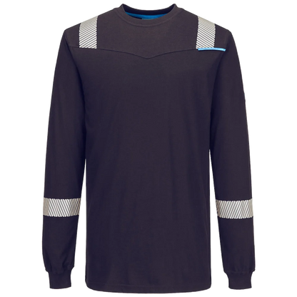 Portwest WX3 Modaflame Knitted Multinorm Long Sleeve T-Shirt FR751