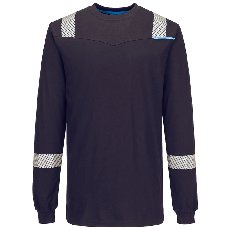 Portwest WX3 Modaflame gebreid Multinorm T-shirt met lange mouwen FR751