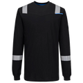 Portwest WX3 Modaflame gebreid Multinorm T-shirt met lange mouwen FR751