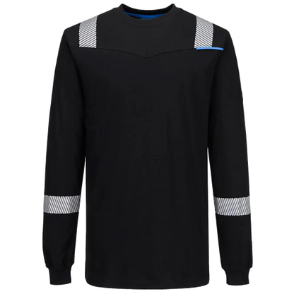 Portwest WX3 Modaflame Knitted Multinorm Long Sleeve T-Shirt FR751