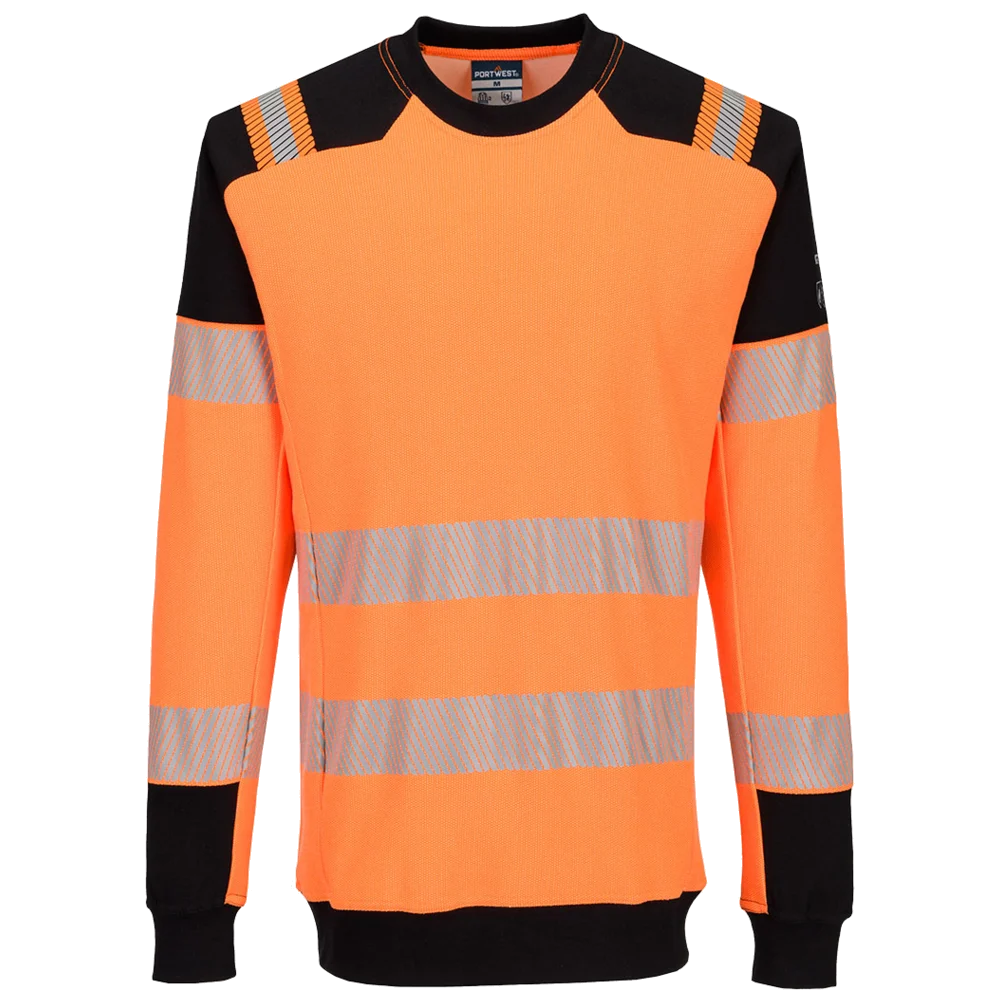 Portwest PW3 Modaflame Knitted Hi-Vis FR Sweatshirt FR755