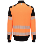 Portwest PW3 Modaflame gebreid Hi-Vis FR sweatshirt met rits FR756