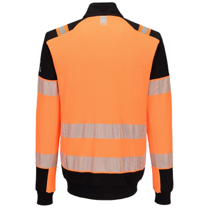 Portwest PW3 Modaflame Knitted Hi-Vis FR Zip Sweatshirt FR756